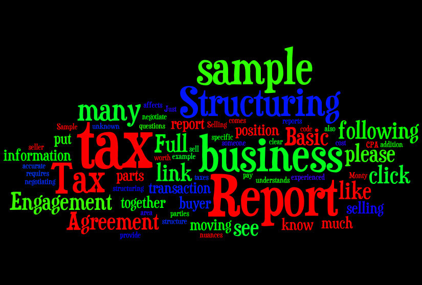 Tax and selling a business