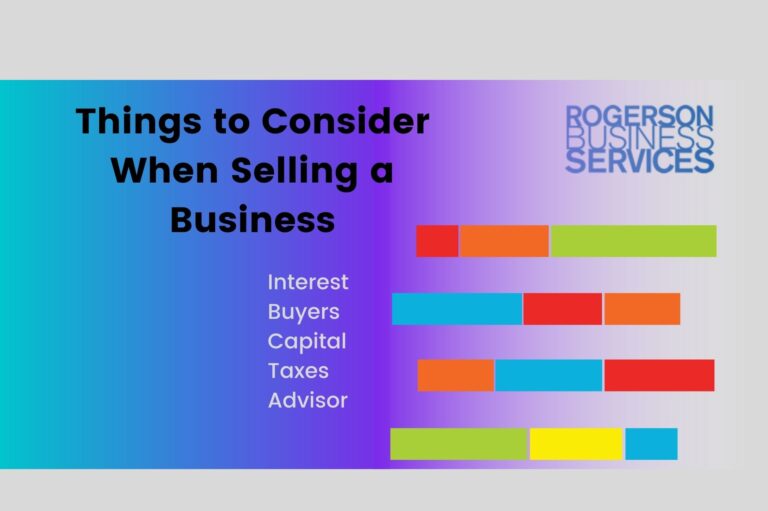 things to consider when selling a business