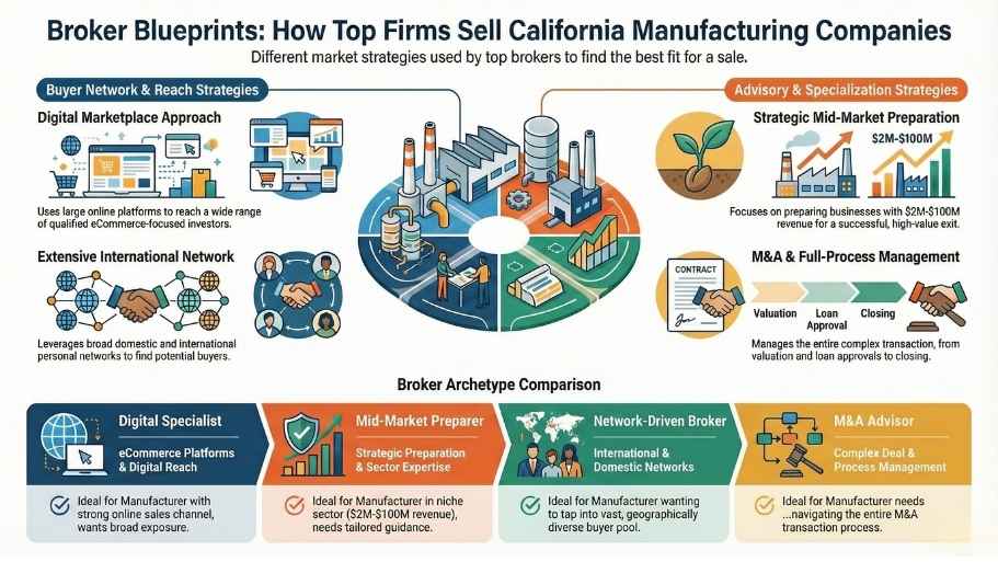 infographics about broker blueprint for business sales in California