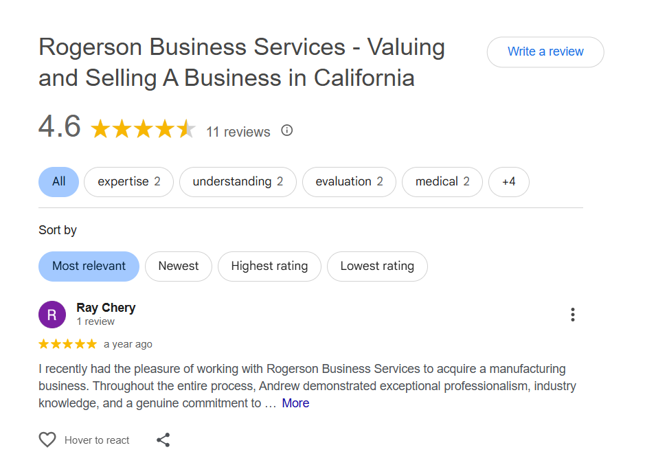rogerson business services reviews