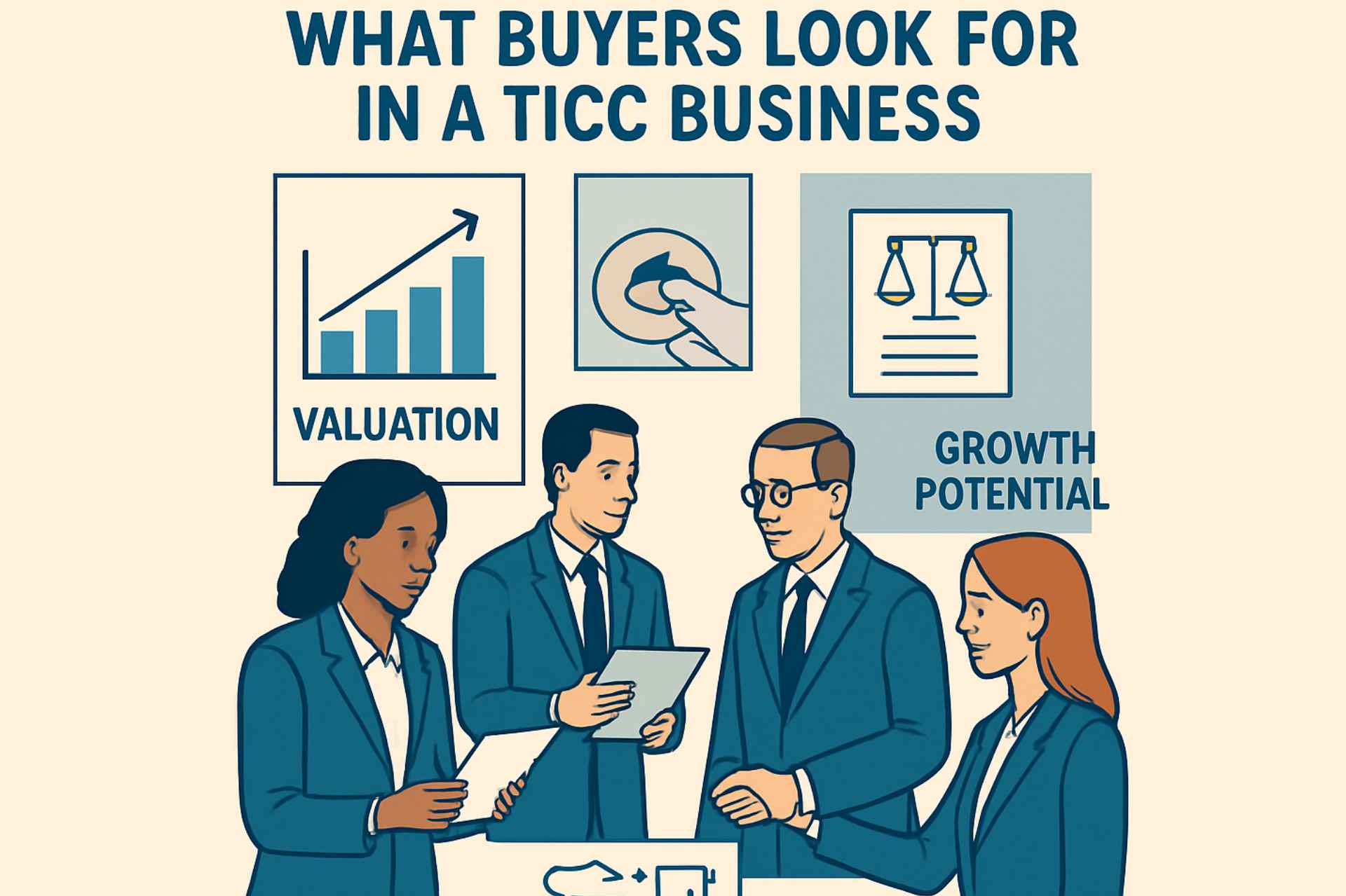 Digital art image: What Buyers Look for in a TICC Business